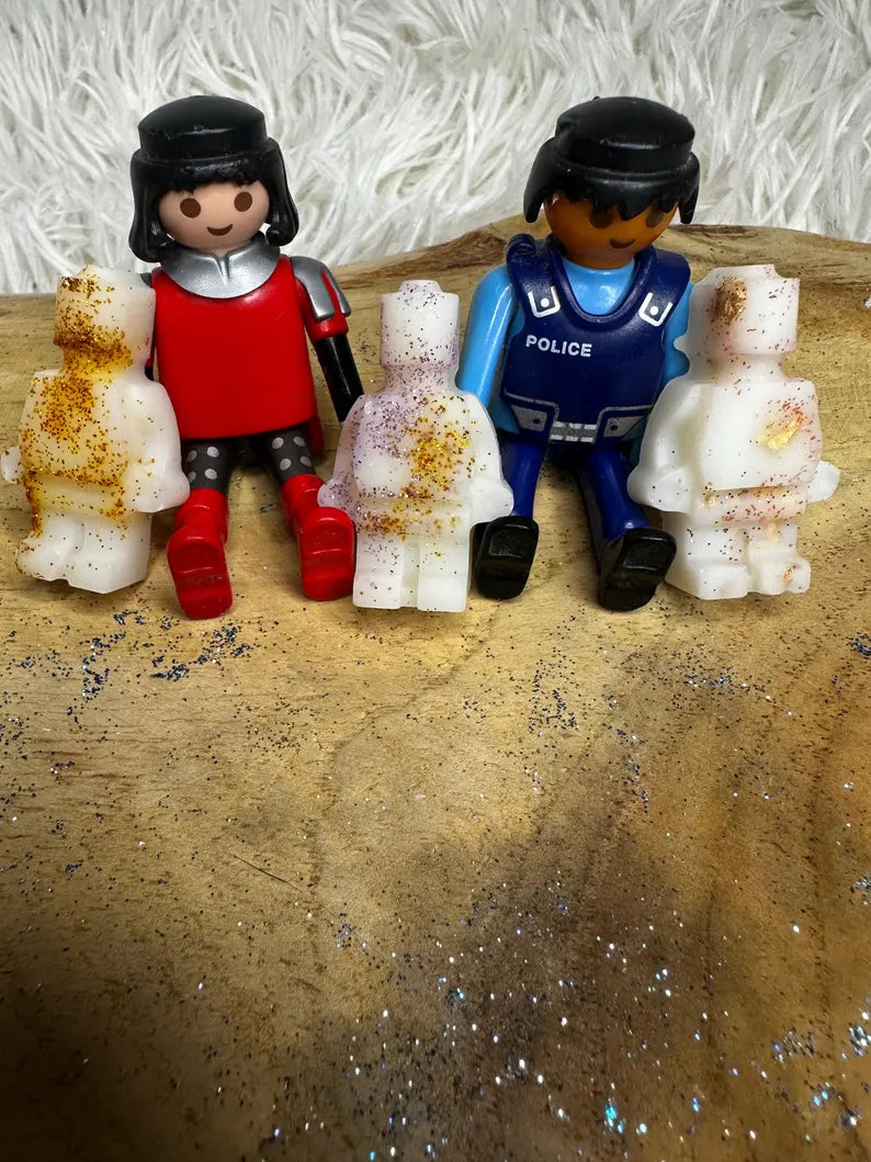 Fondant bougie playmobile