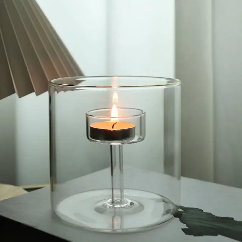 Bougeoirs en Verre